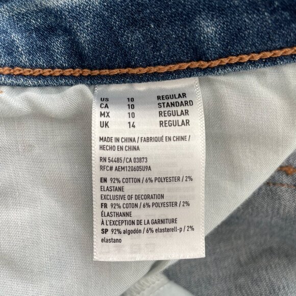 American Eagle Ripped Skinny Jeans - size US 10 - Picture 5 of 5